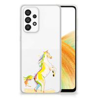 Samsung Galaxy A33 5G Telefoonhoesje met Naam Horse Color