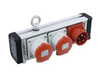 EUROLITE SAB-322 Stroomverdeler | Roadgeschikte stroomverdeler met CEE-ingang