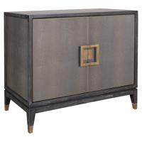 Richmond Dressoir Bloomville Lederlook, 97cm - Grijs - thumbnail