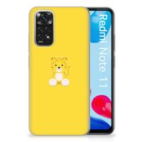 Xiaomi Redmi 10 | Redmi Note 11 4G Telefoonhoesje met Naam Baby Leopard - thumbnail