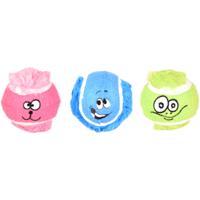 Hondenspeelgoed Tennisbal Fonny 6 centimeter Flamingo Mix