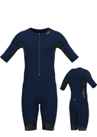 Sailfish Aerosuit perform 2 trisuit korte mouw donker blauw dames S
