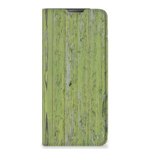 Motorola Moto E20 Book Wallet Case Green Wood