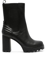 Calvin Klein Jeans bottines en cuir 90 mm à plateforme - Noir