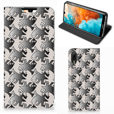 Huawei Y6 2019 Hoesje maken Salamander Grey