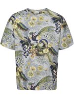 ETRO t-shirt en coton à imprimé graphique - Bleu