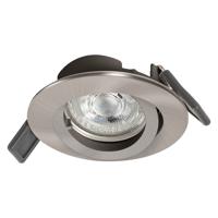 LEDVANCE RECESS DOWNLIGHT TWISTLOCK GU10 LED-inbouwlamp voor badkamer LED GU10 4.5 W IP20 Nikkel