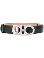 Ferragamo ceinture à ornements - Noir