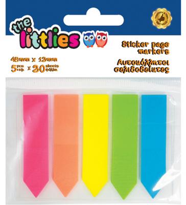 The Littlies paginamarkers junior 4,8 cm papier 5 stuks