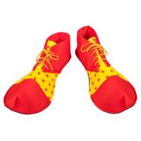 clownsschoenen polyester/EVA rood/geel one-size