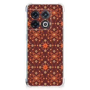 OnePlus 10 Pro Doorzichtige Silicone Hoesje Batik Brown