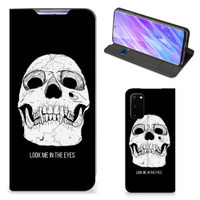 Mobiel BookCase Samsung Galaxy S20 Skull Eyes