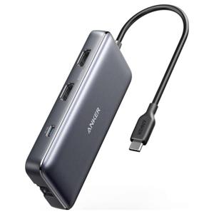 Anker 553 USB-C Hub (8-in-1) USB-C dockingstation Geschikt voor merk (dockingstation): Universeel Geïntegreerde kaartlezer, USB-C Power Delivery