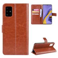 Samsung Galaxy A51 Wallet Case met Magnetische Sluiting - Bruin - thumbnail