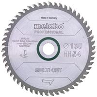 Metabo Cirkelzaagblad Multi Cut - Professional | 165 x 20 | Z54 FZ/TZ 5° - 628293000 - thumbnail