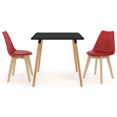 vidaXL 3-delige Eethoek rood vidaXL 3-delige Eethoek rood