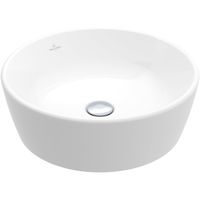 Villeroy & Boch Architectura waskom 45x45x15.5cm Rond met overloopgat Wit Alpin glans Ceramic 5A254501 - thumbnail