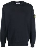 Stone Island sweat à patch Compass - Bleu - thumbnail