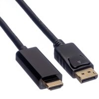 ROLINE 11.04.5788 video kabel adapter 5 m DisplayPort Zwart - thumbnail