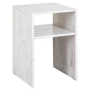 Richmond Bijzettafel Moran Marmer, 35 x 35cm - Beige