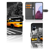 OPPO Reno 8 Lite | OnePlus Nord N20 Flip Cover New York Taxi