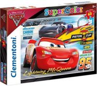 Clementoni legpuzzel Cars 2 junior karton 60 stukjes