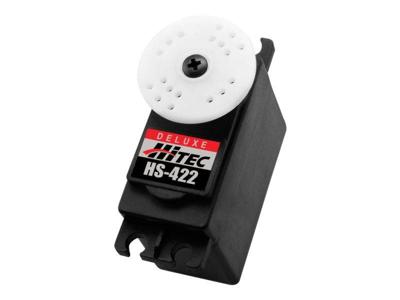 Hitec Standaard servo HS-422 Analoge servo Materiaal (aandrijving): Nylon (NL) Hitec Standaard servo HS-422 Analoge servo Materiaal (aandrijving): Nylon (NL)