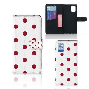 Samsung Galaxy A31 Book Cover Cherries