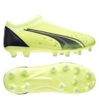 PUMA Ultra Match + Laceless FG/AG Fastest - Groen/Blauw/Blauw Kids