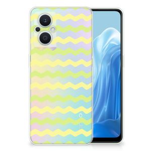 OPPO Reno8 Lite TPU bumper Waves Yellow