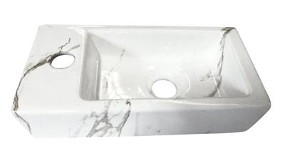 Mueller Mini Apa fontein links 36x18x9cm licht marmer Mueller Mini Apa fontein links 36x18x9cm licht marmer