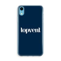 Topvent Navy: iPhone XR Transparant Hoesje - thumbnail