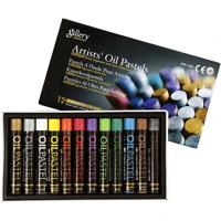 Creotime Gallery oliepastel multicolor 7 cm 12 stuks