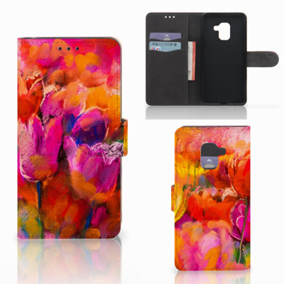 Hoesje Samsung Galaxy A8 2018 Tulips Hoesje Samsung Galaxy A8 2018 Tulips