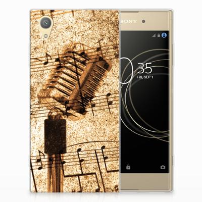 Sony Xperia XA1 Plus Siliconen Hoesje met foto Bladmuziek Sony Xperia XA1 Plus Siliconen Hoesje met foto Bladmuziek