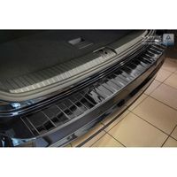 Zwart-Chroom RVS Bumper beschermer passend voor Volkswagen Touran III 2015- 'Ribs' AV251023 - thumbnail