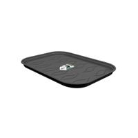 Elho Green Basics Kweektray Schotel 24 - Schotel - Living Black - Binnenbuitenkweken En Oogstenaccessoires - Ø 23.5 x H 2.5 - Created with nature in mind