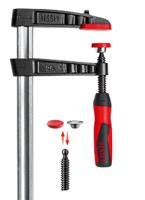 BESSEY TG10 klem F-klem 10 cm Zwart, Rood, Roestvrijstaal