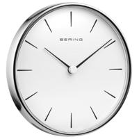 Bering Wandklok 162mm Silver 90162-04R