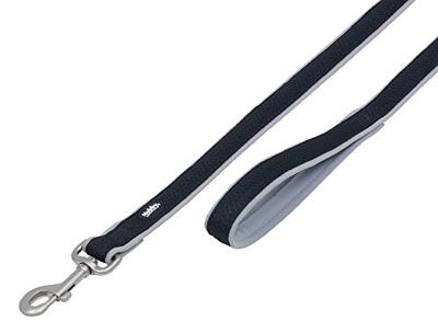 Nobby Preno Mesh Hondenriem, 120 cm/20 - 25 mm, Grijs