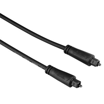 Hama Optische-kabel ODT 0,75 meter Optische kabel Zwart Hama Optische-kabel ODT 0,75 meter Optische kabel Zwart