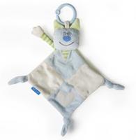 Taf Toys knuffeldoekje Cat Blankie 30 x 39 cm wit/groen