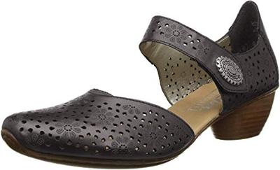 Rieker B0857 Instappers voor heren, zwart zwart zwart 00, 42 EU X-Weit