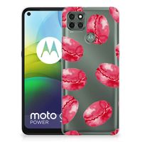 Motorola Moto G9 Power Siliconen Case Pink Macarons - thumbnail