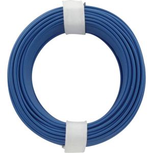 Donau Elektronik 118-2 Draad 1 x 0.14 mm² Blauw 10 m