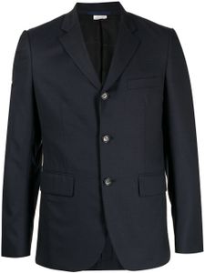 Comme des Garçons Homme Deux blazer en laine à simple boutonnage - Bleu