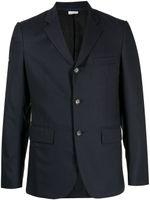 Comme des Garçons Homme Deux blazer en laine à simple boutonnage - Bleu - thumbnail