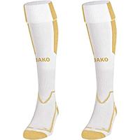 JAKO - Lazio Sokken, Uniseks-Volwassene, Wit Goud, 35-38