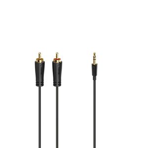 Hama Audiokabel 3,5-mm-jack-stekker - 2 Cinch-stekker Stereo Verg. 1,5 M