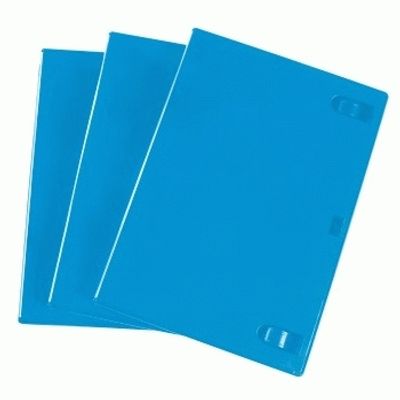 Hama 00051468 Blu-ray hoes 2 CDs/DVDs/Blu-rays Blauw Polypropyleen 3 stuk(s)